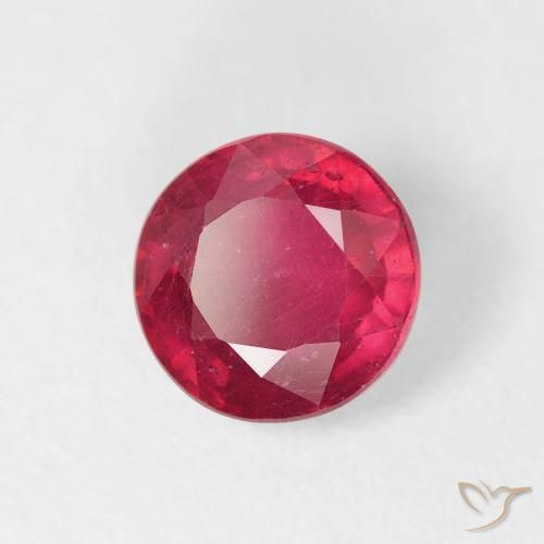 Rubino Rosso medio naturale da 1.20 ct, Rotondo, VS