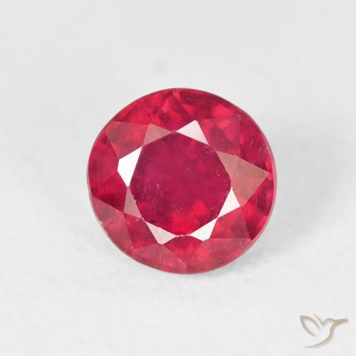 1.40ct Naturale marmellata rossa Rubino, Rotondo, VS