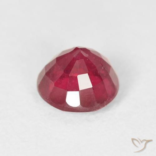 Rubino marmellata rossa naturale da 1.40 ct, Rotondo, VS
