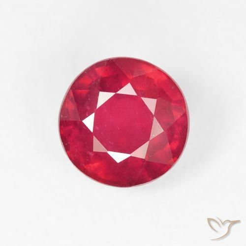 1.29ct Naturale marmellata rossa Rubino, Rotondo, VS