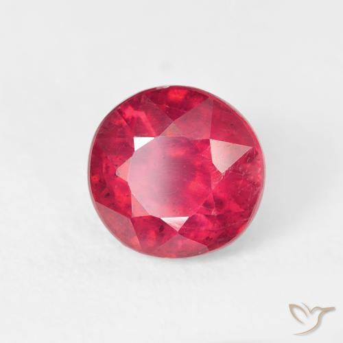 Rubino rosa magenta naturale da 1.46 ct, Rotondo, VS