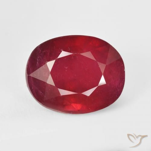 12.89ct Naturale marmellata rossa Rubino, Ovale, VS