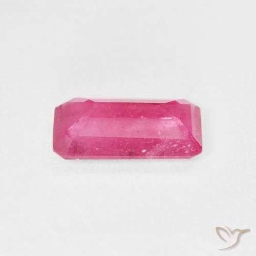 Rubino Rosso tendente al rosa naturale da 2.69 ct, Ottagonale / Taglio smeraldo, VS