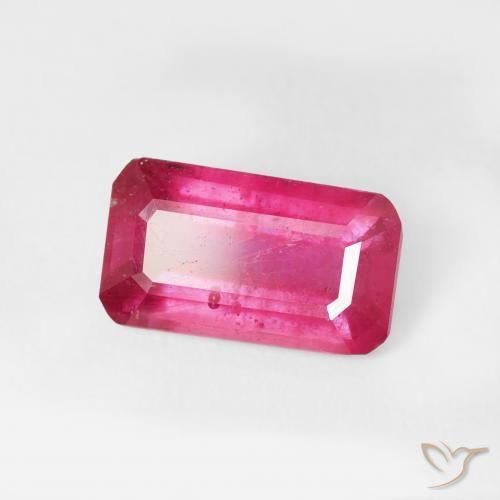Rubino Rosso chiaro naturale da 2.38 ct, Ottagonale / Taglio smeraldo, VS