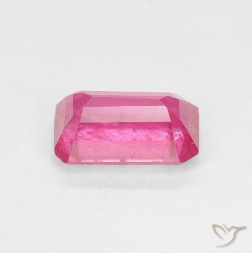 Rubino Rosa hot naturale da 2.28 ct, Ottagonale / Taglio smeraldo, VS-SI