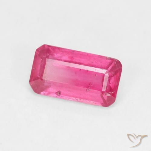 Rubino Magenta intenso naturale da 1.94 ct, Ottagonale / Taglio smeraldo, VS-SI