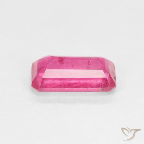 Rubino Magenta intenso naturale da 1.94 ct, Ottagonale / Taglio smeraldo, VS-SI