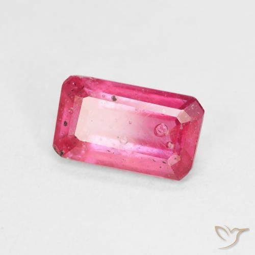 Rubino rosa magenta naturale da 2.66 ct, Ottagonale / Taglio smeraldo, VS-SI