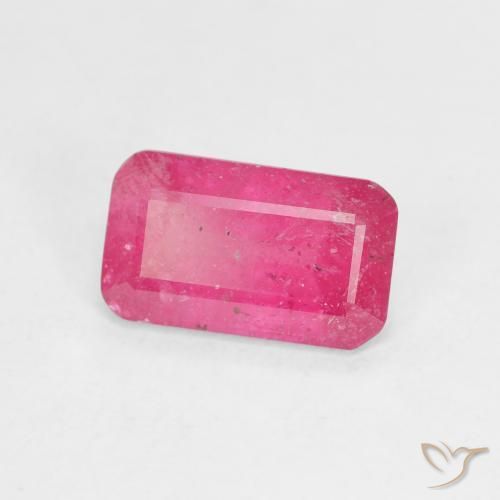 Rubino Rosa hot naturale da 2.49 ct, Ottagonale / Taglio smeraldo, VS-SI