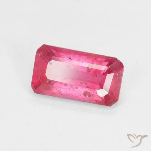 Rubino Rosa hot naturale da 1.92 ct, Ottagonale / Taglio smeraldo, VS-SI