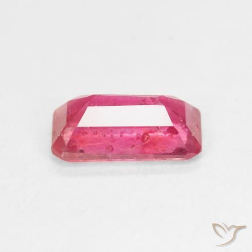 Rubino Rosa hot naturale da 1.92 ct, Ottagonale / Taglio smeraldo, VS-SI