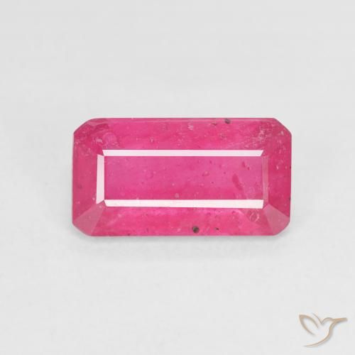 2.80ct Naturale Rosa hot Rubino, Taglio smeraldo, VS-SI
