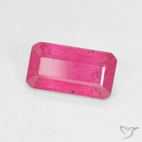 Rubino Rosa hot naturale da 2.80 ct, Ottagonale / Taglio smeraldo, VS-SI