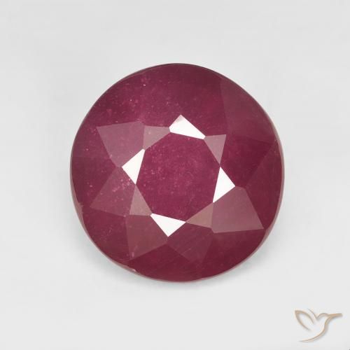 5.71ct Naturale Vino rosso Rubino, Rotondo, VS