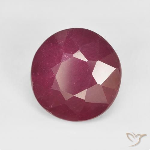Rubino Vino rosso naturale da 5.71 ct, Rotondo, VS