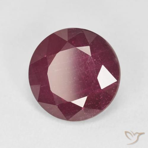 Rubino Vino rosso naturale da 6.24 ct, Rotondo, VS