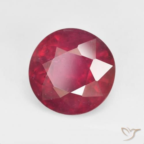Rubino Rosso medio naturale da 5.74 ct, Rotondo, VS