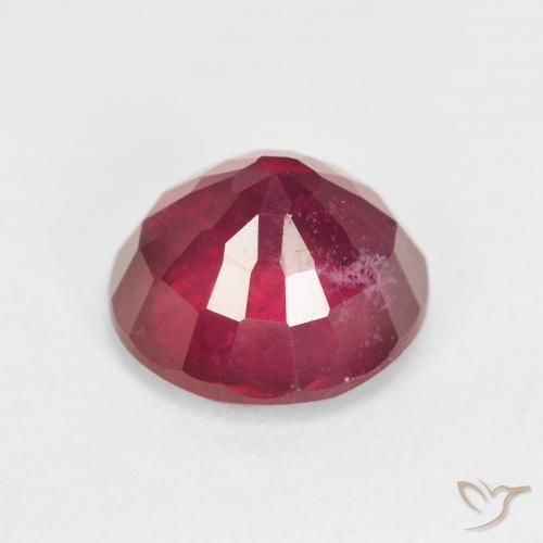 Rubino Rosso medio naturale da 5.74 ct, Rotondo, VS