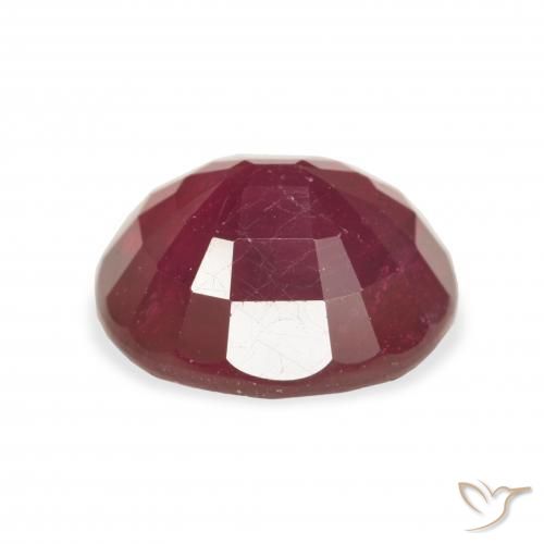 Rubino Rosso medio naturale da 6.03 ct, Ovale, VS