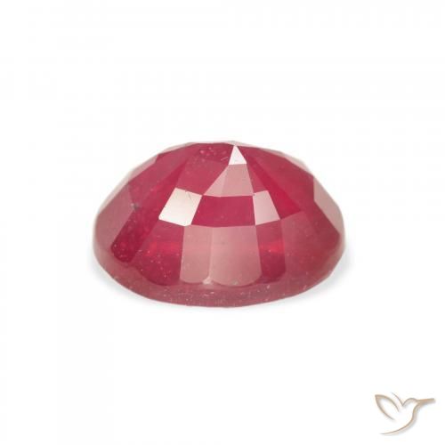 Rubino Sangue rosso naturale da 3.18 ct, Ovale, VS