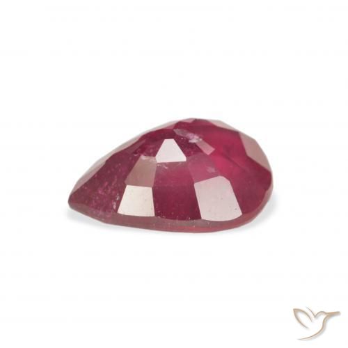 Rubino marmellata rossa naturale da 2.65 ct, Forma a pera, VS