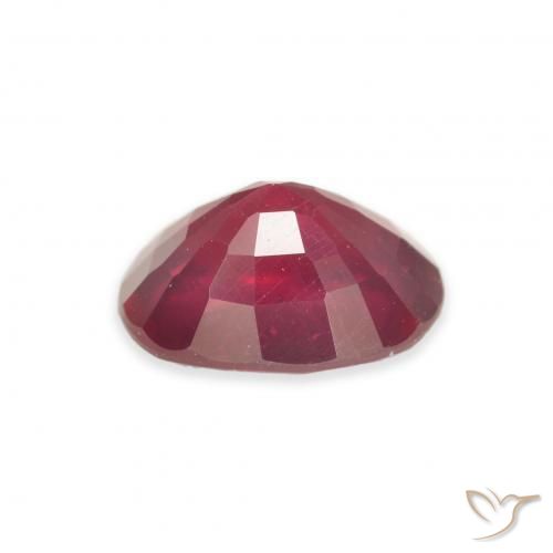 Rubino Sangue rosso naturale da 3.42 ct, Ovale, VS