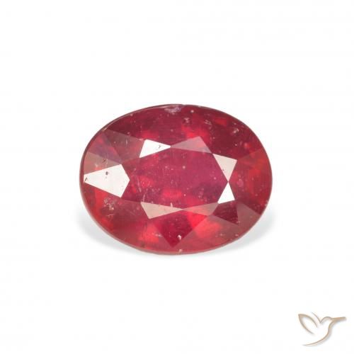 3.05ct Naturale Rosso medio Rubino, Ovale, VS-SI