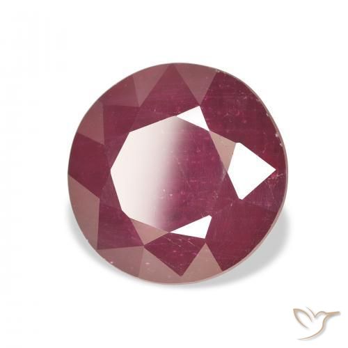Rubino Cremisi Profondo naturale da 7.40 ct, Rotondo, VS
