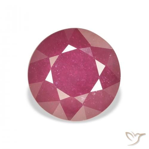 8.29ct Naturale Cremisi Profondo Rubino, Rotondo, VS