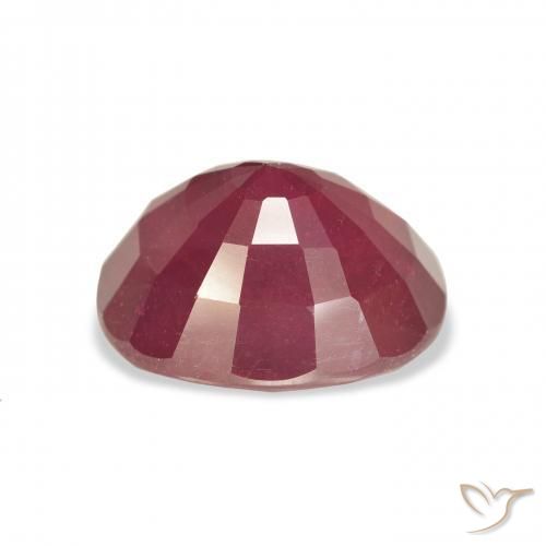 Rubino Rosso scuro naturale da 10.90 ct, Ovale, VS