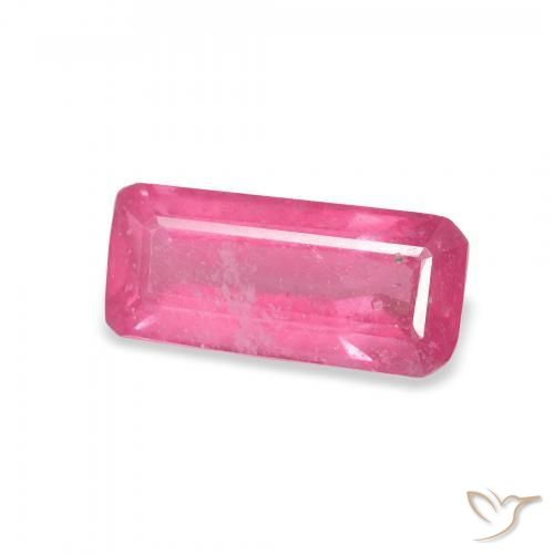 Rubino Magenta intenso naturale da 1.87 ct, Ottagonale / Taglio smeraldo, VS-SI