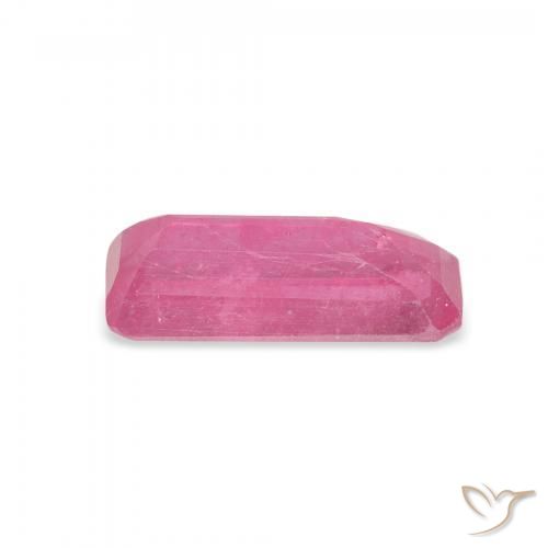 Rubino Magenta intenso naturale da 1.87 ct, Ottagonale / Taglio smeraldo, VS-SI