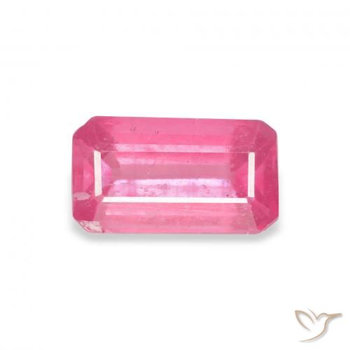 1.77ct Naturale Rosa hot Rubino, Taglio smeraldo, VS-SI