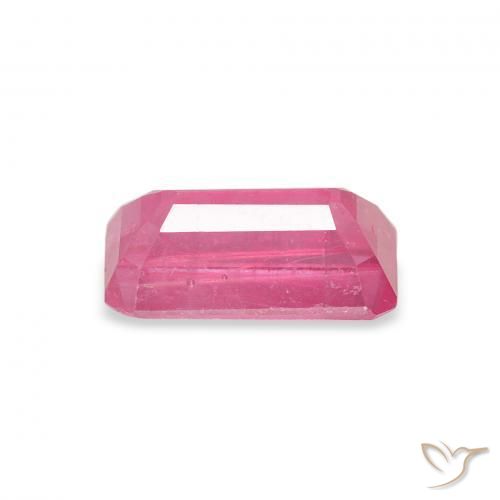 Rubino Rosa hot naturale da 1.77 ct, Ottagonale / Taglio smeraldo, VS-SI