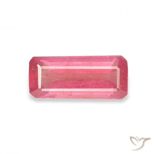 1.50ct Naturale rosa magenta Rubino, Ottagonale / Taglio smeraldo, VS-SI, Photo A