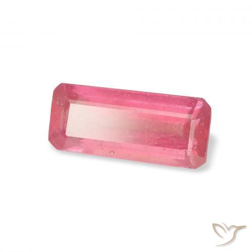 Rubino rosa magenta naturale da 1.50 ct, Ottagonale / Taglio smeraldo, VS-SI