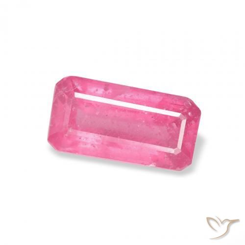 Rubino Rosa hot naturale da 1.61 ct, Ottagonale / Taglio smeraldo, VS-SI