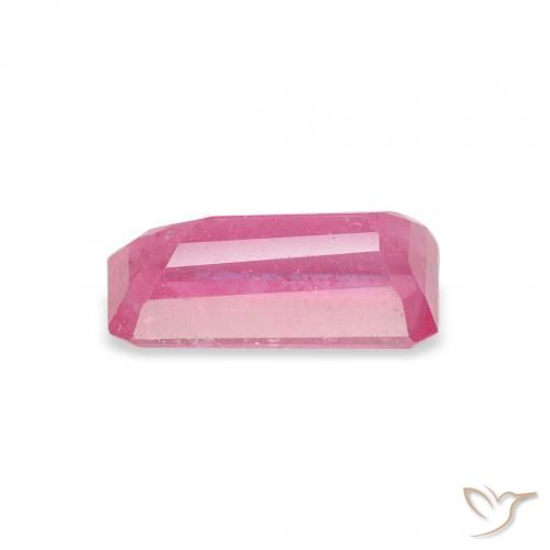 Rubino Rosa hot naturale da 1.61 ct, Ottagonale / Taglio smeraldo, VS-SI