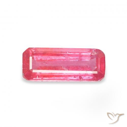 1.20ct Naturale Rosa intenso Rubino, Taglio smeraldo, VS-SI