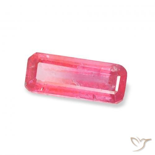 Rubino Rosa intenso naturale da 1.20 ct, Ottagonale / Taglio smeraldo, VS-SI