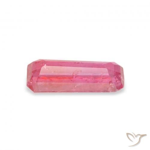 Rubino Rosa intenso naturale da 1.20 ct, Ottagonale / Taglio smeraldo, VS-SI