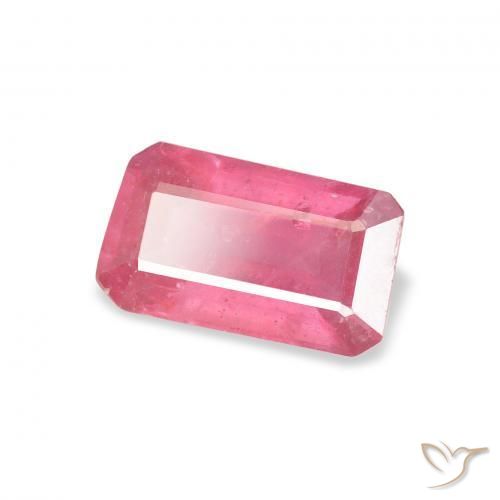 Rubino Rosa medio naturale da 1.54 ct, Ottagonale / Taglio smeraldo, VS-SI