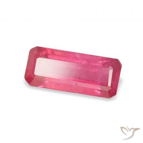 Rubino rosa magenta naturale da 1.64 ct, Ottagonale / Taglio smeraldo, VS-SI