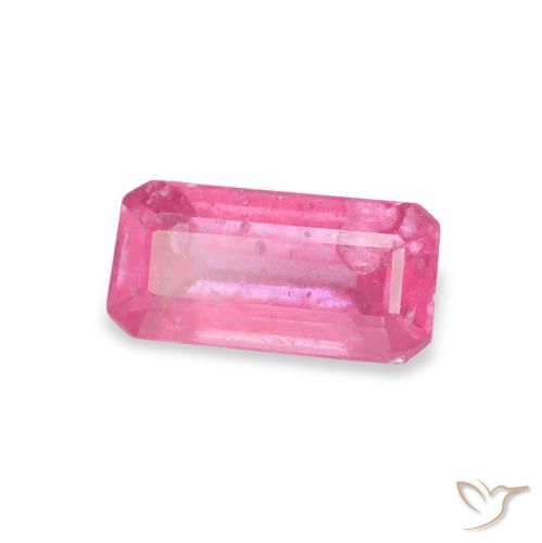 Rubino Rosa hot naturale da 1.14 ct, Ottagonale / Taglio smeraldo, SI