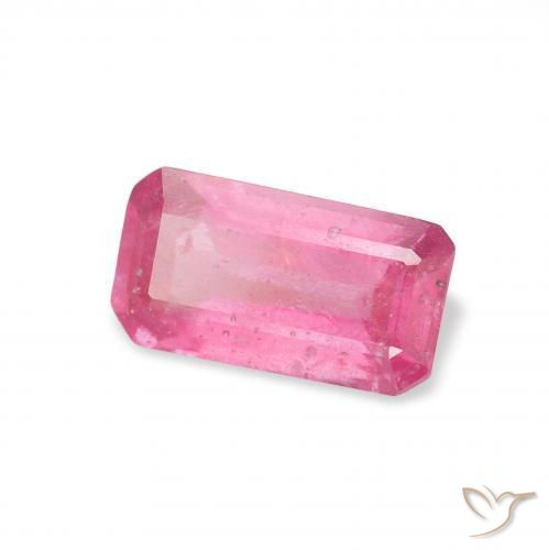 Rubino Medium Dark-Pink naturale da 1.37 ct, Ottagonale / Taglio smeraldo, SI