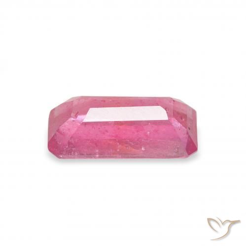 Rubino Medium Dark-Pink naturale da 1.37 ct, Ottagonale / Taglio smeraldo, SI