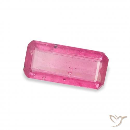 Rubino Medium Dark-Pink naturale da 1.93 ct, Ottagonale / Taglio smeraldo, VS-SI