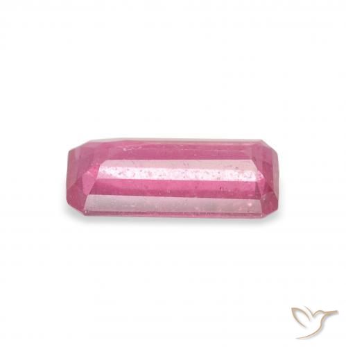 Rubino Rosa hot naturale da 1.07 ct, Ottagonale / Taglio smeraldo, VS-SI