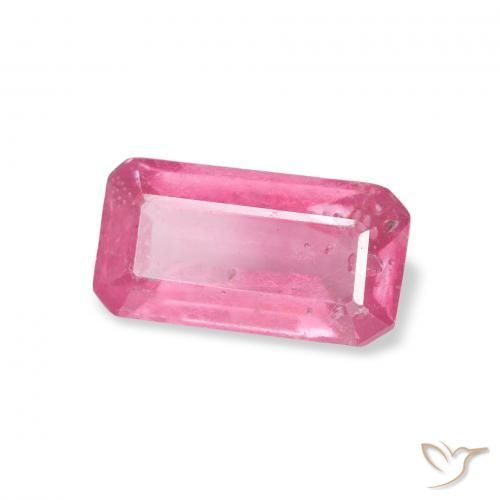 Rubino Rosa hot naturale da 1.55 ct, Ottagonale / Taglio smeraldo, VS-SI