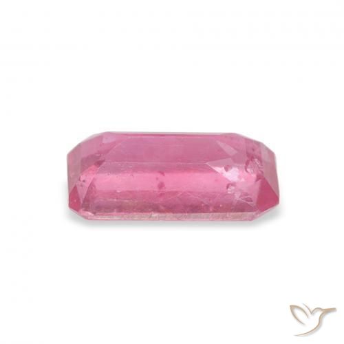 Rubino Rosa hot naturale da 1.55 ct, Ottagonale / Taglio smeraldo, VS-SI